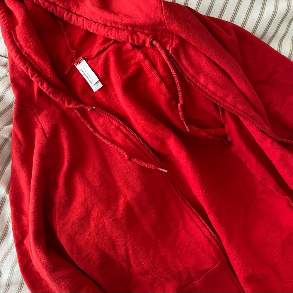 AMERICAN APPAREL FLEECE ZIP-UP HOODIE